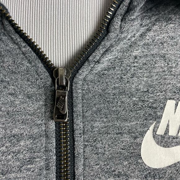 Nike zip-up Grey Thin Sweatshirt sz Small - Picture 3 of 6